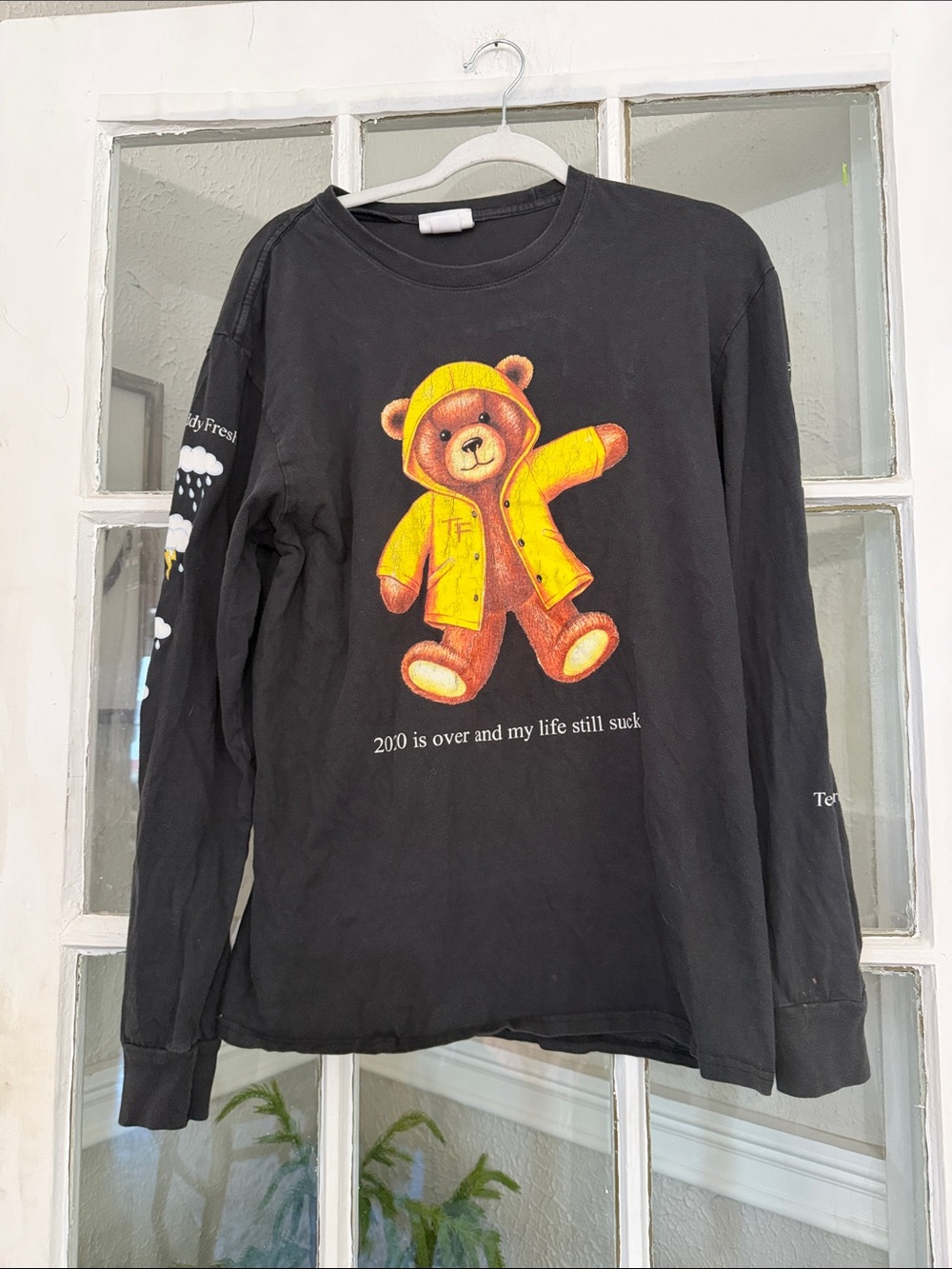 Teddy Fresh Black Long-Sleeve Tee l